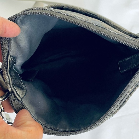 Coach Signature Metallic Swing Pack Crossbody - Grey - Picture 8 of 8